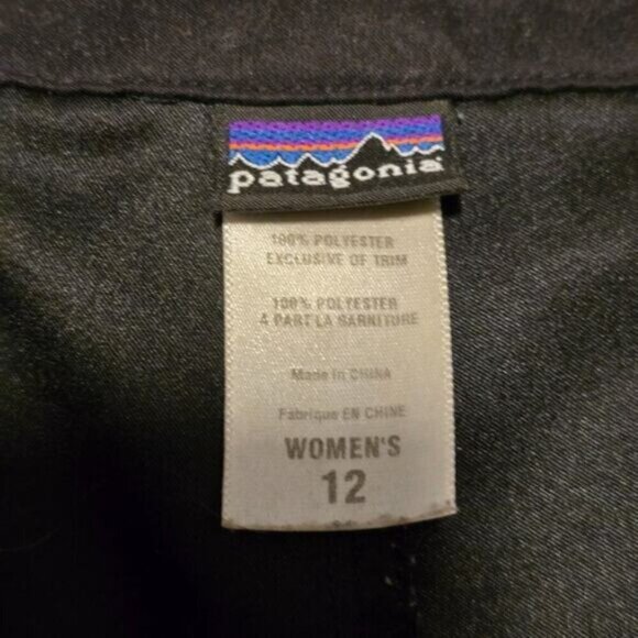 Patagonia Black Skort - Size 12 - Picture 5 of 6